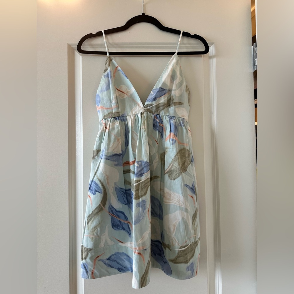Abercrombie Floral V-Neck Babydoll Dress